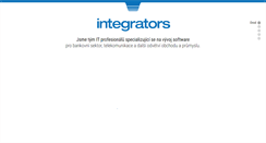 Desktop Screenshot of integrators.cz